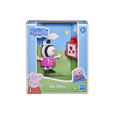 Hasbro Peppa Pig Peppas Adventures Fun Friends Preschool Toy, Zoe Zebra Figure, Ages 3 And Up 