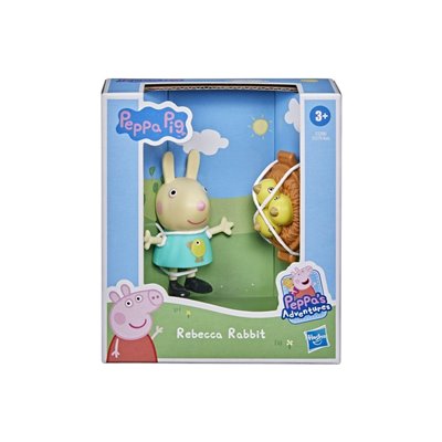 Hasbro Peppa Pig Peppas Adventures Fun Friends Preschool Toy, Rebecca Rabbit Figure, Ages 3 And Up 