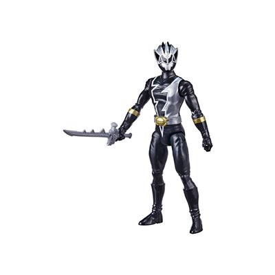 Hasbro Power Rangers Dino Fury 12In Black Ranger 