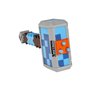 Hasbro Nerf Minecraft Stormlander Σφυρί, Πυρκαγιές 3 Βελάκια, Περιλαμβάνει Darts Elite, Λαβή Εκκίνησης 