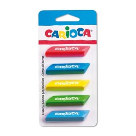 CARIOCA Γόμες Triangular Σε Blister 4 Τεμαχίων  CARIOCA Γόμες Triangular Σε Blister 4 Τεμαχίων