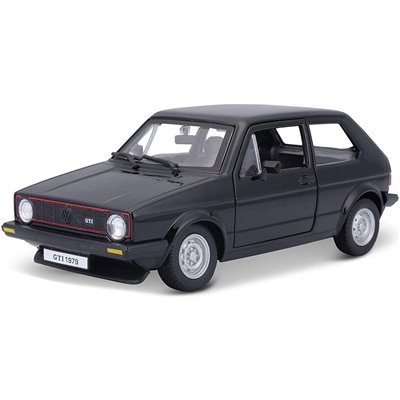 Bburago 1/24 Volkswagen Golf MK1 GTI 1979 Black 