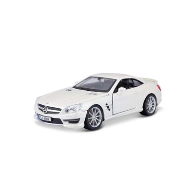 Bburago 1/24 Plus Mercedes-Benz SL 65 AMG Hardt Άσπρο 