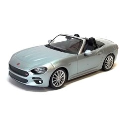 Bburago 1/24 Plus Fiat 124 Spider Silver 