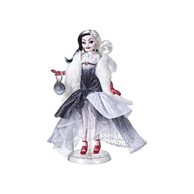 Hasbro Disney Villains Style Series Cruella De Vil, Contemporary Fashion Doll Κούκλα Μόδας, Συλλεκτικό Παιχνίδι 