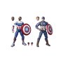 Hasbro Marvel Legends Series Captain America 2-Pack Steve Rogers Sam Wilson MCU Figures, 7 Αξεσουάρ 