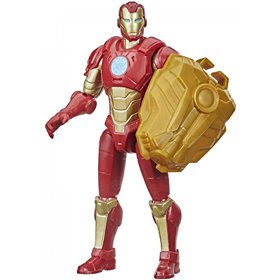 Hasbro Avengers Hasbro Marvel Mech Strike 6-Inch Scale Action Figure Toy Iron Man With Compatible Battle Accessory 