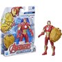 Hasbro Avengers Hasbro Marvel Mech Strike 6-Inch Scale Action Figure Toy Iron Man With Compatible Battle Accessory 