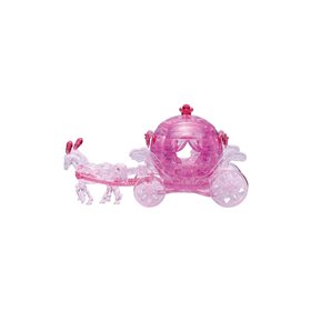 Crystal Puzzle Βασιλική Άμαξα Ροζ Carriage Pink  Crystal Puzzle Βασιλική Άμαξα Ροζ Carriage Pink