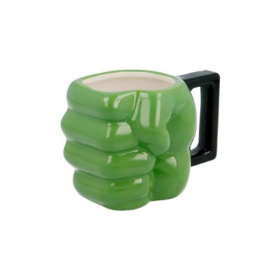Stor Hulk Ceramic Dolomite 3D Fist Mug 15 Oz In Gift Box 