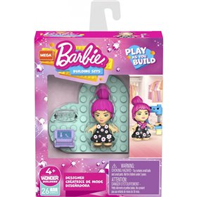 MEGA Barbie - Φιγουρες Με Αξεσουαρ (25 Τμχ) Σχεδιάστρια  MEGA Barbie - Φιγουρες Με Αξεσουαρ (25 Τμχ) Σχεδιάστρια
