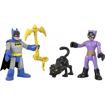 Fisher-Price imaginext - batman &amp κακος σετ DC Super Friends Batman and Catwoman 