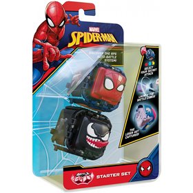 bot-i Marvel Spider-Man Battle Cubes 2-Pack, Spider-Man VS Venom, Unleash Power, Launch Attack, 2 Cubes And 6 Tokens  bot-i Marvel Spider-Man Battle Cubes 2-Pack, Spider-Man VS Venom, Unleash Power, Launch Attack, 2 Cubes And 6 Tokens