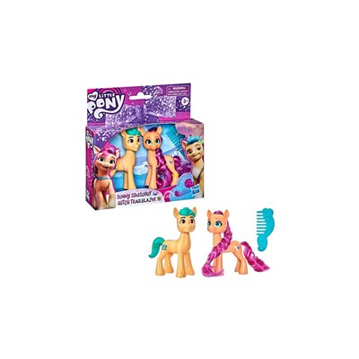 Hasbro My Little Pony Movie Fun Friends Sunny Starscout-Hitch Trailblaizer 