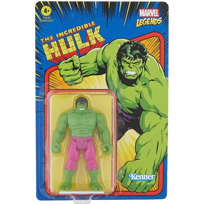 Hasbro Marvel Legends Series 3.75-Inch Retro 375 Collection Hulk Action Figure Toy 