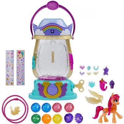 Hasbro My Little Pony: A New Generation Movie Sparkle Reveal Lantern Sunny Starscout - Light Up Toy With 25 Pieces 