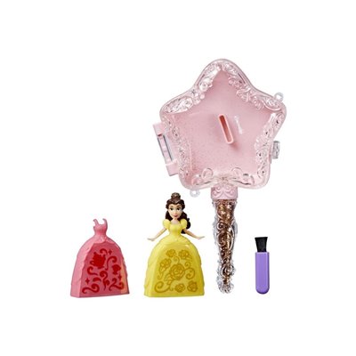 Hasbro Princess Secret Styles Magic Glitter Wand Belle Doll, Παιχνίδι Για Παιδιά 4 Και Άνω 