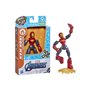 Hasbro Action Figure Avengers Bendy Fire Mission 15Cm Iron Man Bend And Flex 