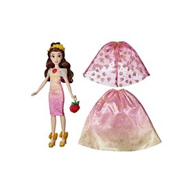 Hasbro Disney Princess Life Belle Fashion Doll, 10 Outfit Combinations, Toy For Kids 3 Years Old And Up 