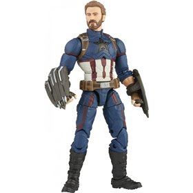 Hasbro Avengers - Infinity Marvel Legends Series, Captain America 15 Cm Action Figure, Premium Design, Includes 5 Accessories  Hasbro Avengers - Infinity Marvel Legends Series, Captain America 15 Cm Action Figure, Premium Design, Includes 5 Accessories