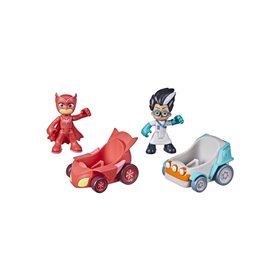 Hasbro PJ Masks Owlette Vs Romeo Οχήματα Δράσης 