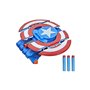 Hasbro Nerf Avengers Mech Strike Captain America Strikeshot Shield 