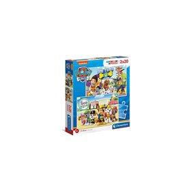 Clementoni Παιδικό Παζλ Color Paw Patrol 2X20 Τμχ 