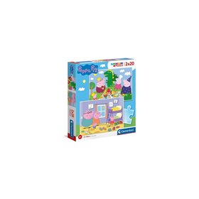 Clementoni Παιδικό Παζλ Color Peppa Pig 2X20 Τμχ 