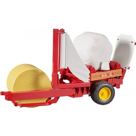bruder Bale Wrapper With Ockery And Round Bale Δετικό Για Στρόγγυλες Μπάλες  bruder Bale Wrapper With Ockery And Round Bale Δετικό Για Στρόγγυλες Μπάλες