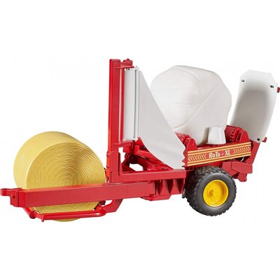 bruder Bale Wrapper With Ockery And Round Bale Δετικό Για Στρόγγυλες Μπάλες 