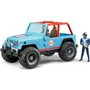 bruder Jeep Wrangler Cross Country Racer With Driver - Αυτοκίνητο Μπλέ Με Οδηγό 