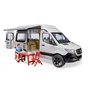 bruder Mercedes Benz Sprinter Camper Van Φορτηγό Με Οδηγό Και Εξοπλισμό 