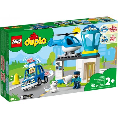 LEGO Duplo Αστυνομικό Τμήμα &amp Ελικόπτερο 