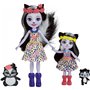 Mattel Enchantimals Sage Skunk, Caper Sabella Skunk &amp Stiper 