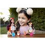 Mattel Enchantimals Felicity &amp Feana Fox Sister Dolls 6-In 4-In 2 Animal Figures, Removable Skirt And Accessories 