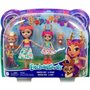 Mattel Enchantimals Μίνι Κούκλες &amp Συλλογές Κούκλα Και Αδελφάκι Danessa Deer, Sprint, Danetta Deer &amp Fleet 