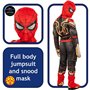 Rubies Official Marvel Iron Spider-Man No Way Home Deluxe Childs Black Gold And Red Costume 