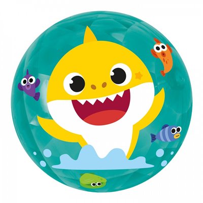 John Light Up Ball 100mm Baby Shark - 1 τχμ 