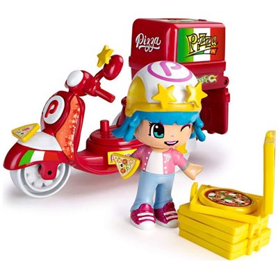 GIOCHI PREZIOSI Pinypon Pizza Bike Με 1 Pinypon 