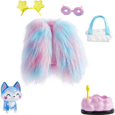 Mattel Barbie Extra Fashions Με Ζωάκια Και Αξεσουάρ 