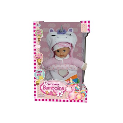 Just toys My First Bambolina 34εκ. Υπνόσακος Μονόκερος Με Αξεσουάρ 