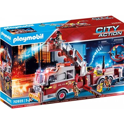 Playmobil City Action Us Tower Ladder: Πυροσβεστικό Όχημα 