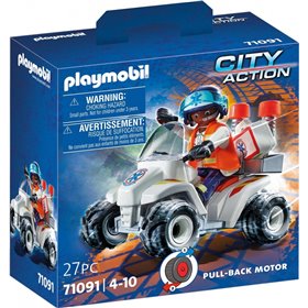 Playmobil City Action Διασώστρια Με Γουρούνα 4X4  Playmobil City Action Διασώστρια Με Γουρούνα 4X4