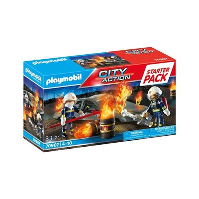 Playmobil City Action Starter Pack Άσκηση Πυροσβεστικής 