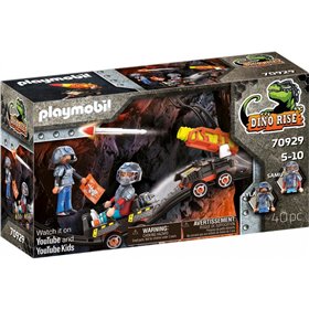 Playmobil Dino Μαχητές Με Όχημα Μεταφοράς Πυραύλων 