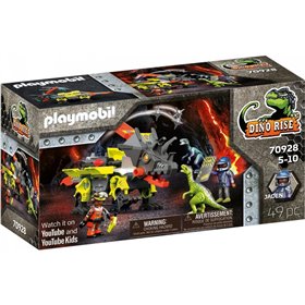 Playmobil Dino Rise Ρομπότ-Δεινόσαυρος Και Πολεμιστές 