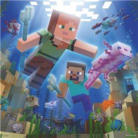 Ravensburger Παζλ 3X49 Τεμ. Minecraft Biomes 