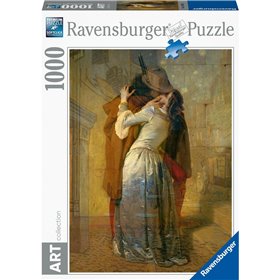 Ravensburger παζλ 1000 τεμ. art collection hayez: το φιλί 