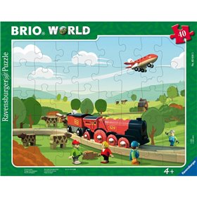 Ravensburger Παζλ Καρτέλα 40 Τεμ. Brio  Ravensburger Παζλ Καρτέλα 40 Τεμ. Brio
