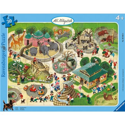 Ravensburger παζλ καρτέλα 30 τεμ. στον ζωολογικό κήπο 